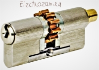 Цилиндр EVVA ICS кл кл кл верт латунь никель 117 46+71,51+66